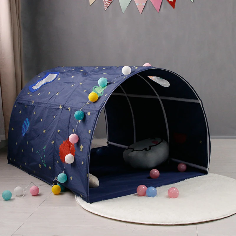 Children's Play Tent Beach Castle Indoor Outdoor Toy Game House Princess Baby Folding Camping Portable Tipi House Dropshipping