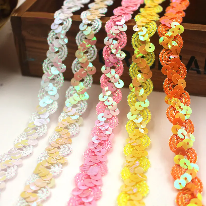 wave sequins environment-friendly PET beads with garment accessories DIY show garment sequins ribbon