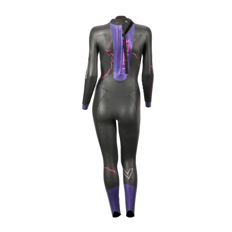 UTTER Volcano Women Purple 5MM SCS Long Sleeve Wetsuit Triathlon Suit Surfing Yamamoto Neoprene Swimsuit