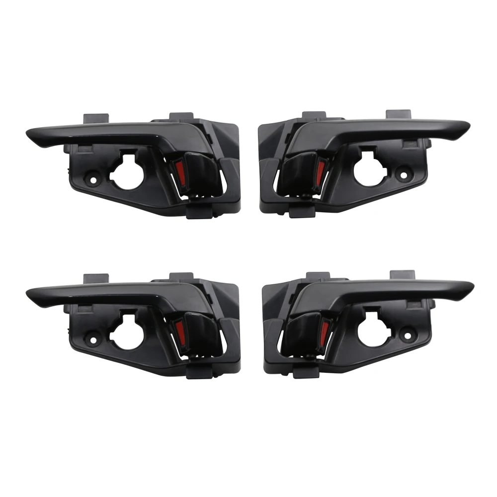 BLACK INSIDE INTERIOR DOOR HANDLE FOR KIA Picanto 2011-C  FR:82620-1Y010CR FL:82610-1Y010CR RR:83620-1Y010C RL:83610-1Y020