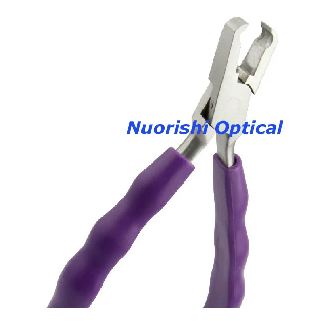 high quality anti-slip rubber handle eyeglass silhouette plier  rimless frame plier  AC929 AC930 AC931 view 4