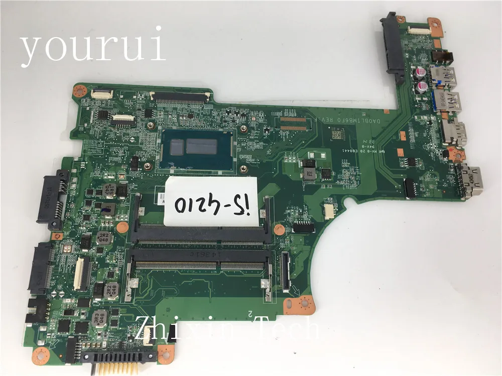 yourui Original For Toshiba Satellite L50 L55-B S50-B Laptop motherboard DA0BLIMB6F0 with processor i5-4210u  Fully Tested