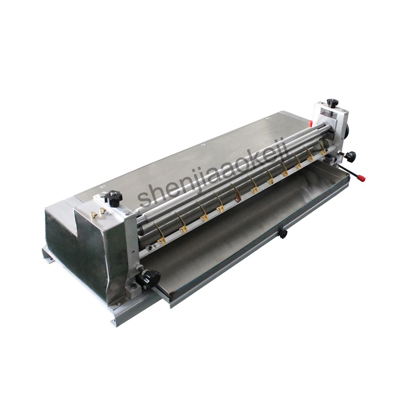 Stainless steel glue machine JS-500A Paper Board Gluing Machine Leather gluing machine Sample book shell gluing machine 220V 1PC