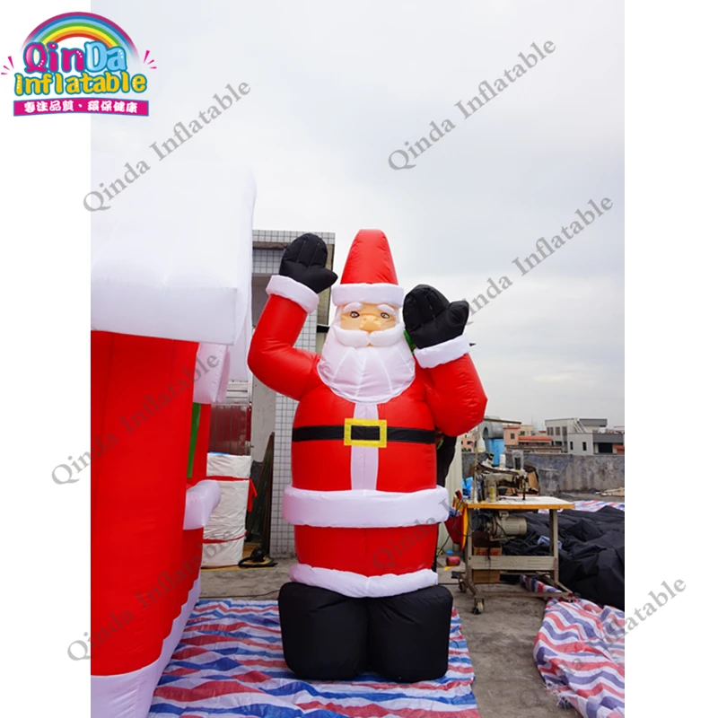 

Wholesale 3m Giant Advertising Inflatable Christmas Santa Clause Balloon For Christmas Ornament