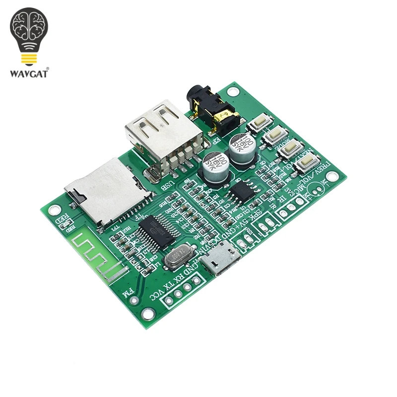 BT201 Dual Mode 5.0 Bluetooth Lossless Audio Power Amplifier Board Module Tf Card U Disk Ble Spp Serial Port Transparent Trans