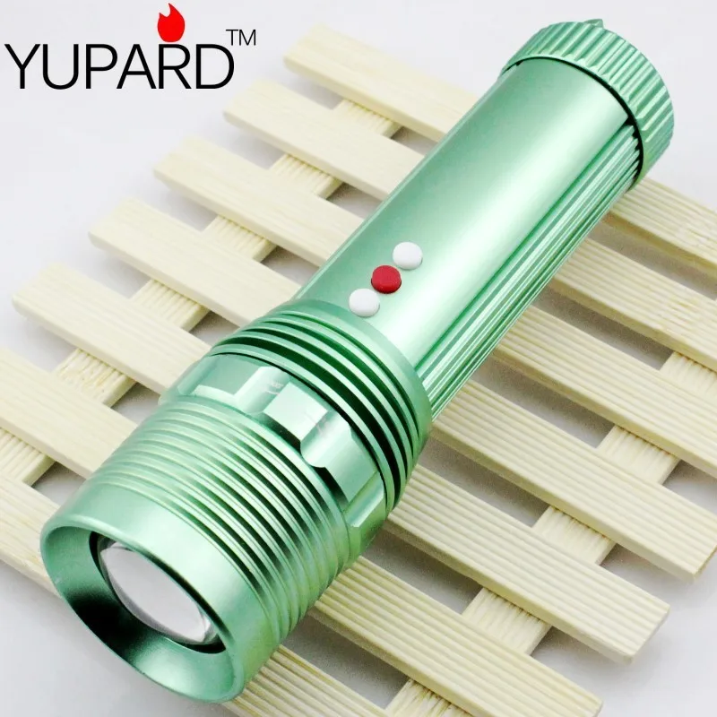 

YUPARD Q5 LED zoomable Flashlight lantern Torch SMD led white light red light For 3xAAA or 1x 18650 rechargeable battery