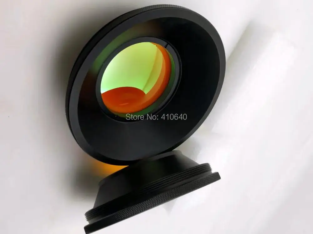 F-θ 110X110 campo len de Znze para máquina de laser de CO2 comprimento de onda de 10.6 micron concentrar comprimento F160 parafuso TAMANHO 85X1 MAIS DISPONÍVEL