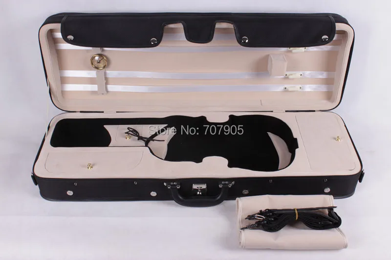 

one new 4/4 Violin case #DGF0021 Deluxe The high-grade violin box beautiful and durable lightweight shockproof