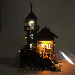 Led Light Set For Lego Building City Street 21310 for 16050 Old Fishing Store Blocks Toys Creator City Street Lighting Set