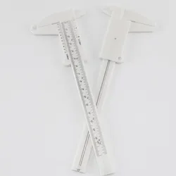 Double Scale Sliding Gauge Eyebeow Ruler Tattoo Permanent Makeup Eyebrow Tattoo Measuring Ruler Caliper Measure Tools