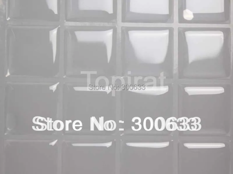 25.4mm  Square Clear Domed Epoxy Seal 3D Crystal Clear Epoxy Adhesive Circles Sticker DIY Jewelry Pendants Crafts