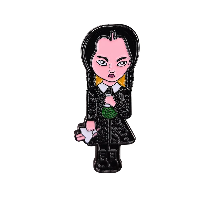 Wednesday Addams pin