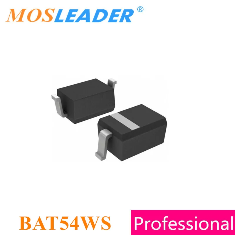 

Шоттки mossleader BAT54WS, SOD323, 3000 шт., 30 В, BAT54W, BAT54, сделано в Китае, высокое качество