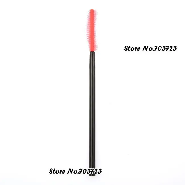 50pcs Disposable Silicone Mascara Wands Brush Curling Lash Knife Shape  N02