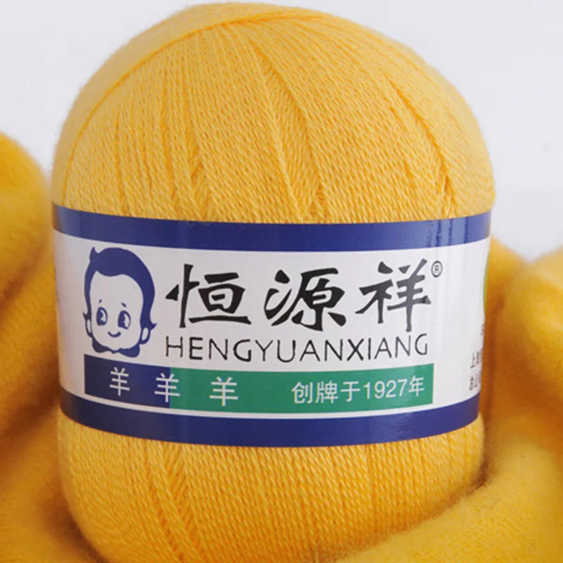 1pcs 50g Fine Cashmere Yarn Cashmere Companion for Knitting Sweater Cardigan For Soft Wool Yarn For Hand crocheting hats Scarves