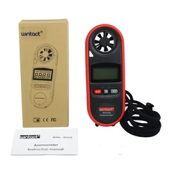 Portable Digital Anemometer Beaufort Scale IP67 Air Velocity -10~45C Temperature Measure 30m/s Wind Speed Chill Indicator Meter