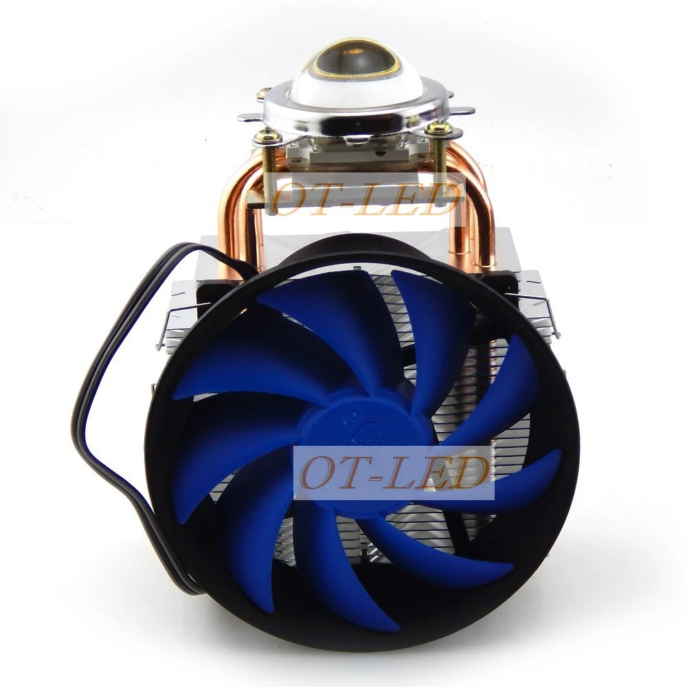 44MM Led Lens + DC12V 50W - 100W Led Heatsink Cooling Fans For High Power Spot Lights Automobile Lights Projector Lamps