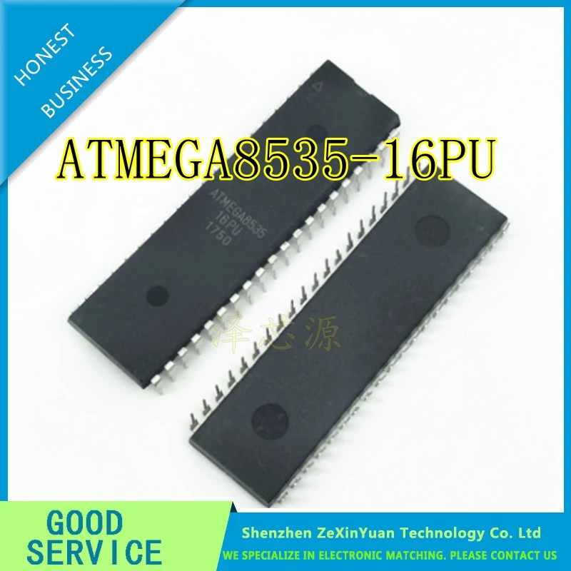 

5PCS/LOT ATMEGA8535-16PU ATMEGA8535 DIP40 franchise MCU 8-bit AVR Microcontroller with 8K Bytes In-System Programmable Flash