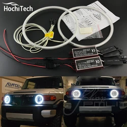 HochiTech Excellent CCFL Angel Eyes Kit Ultra bright headlight illumination For Toyota FJ Cruiser 2007 to 2014