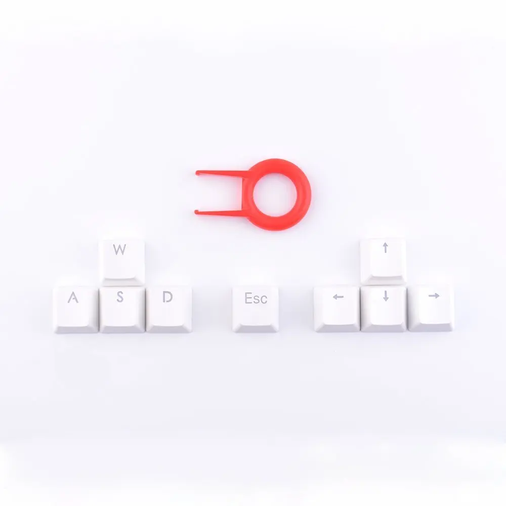 1 Set PBT Backlit Keycaps WASD/ESC/Direction Double Injection Key Caps With Key Cap Puller For MX Switches Keyboard OEM Profile