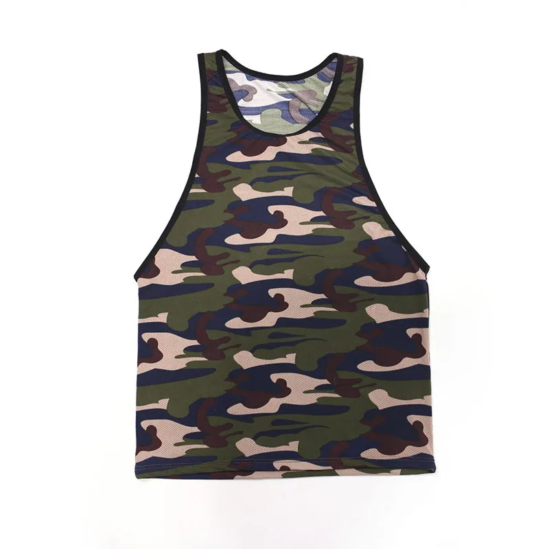 Men\'s Shirt Men Clothing Tank Top Camouflage Ropa Hombre Musculation Soft Gym Clothing Debardeur Homme Bodybuilding Shirt