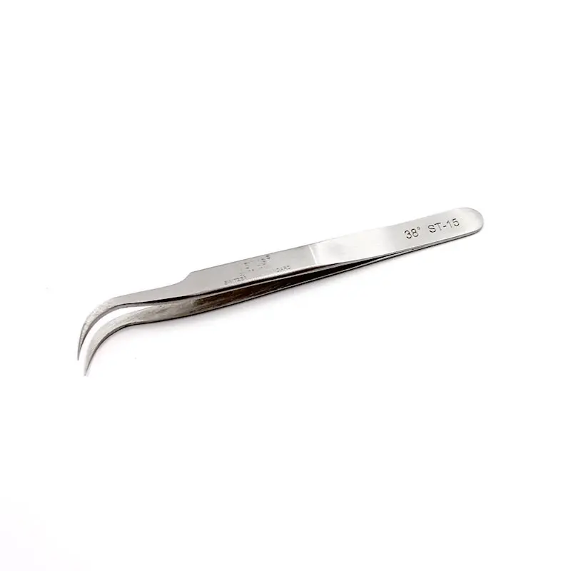 Stainless Steel Lashes Tweezers High Precision Anti-static Tweezers Professional For Eyelash Extension Eye Makeup Tools