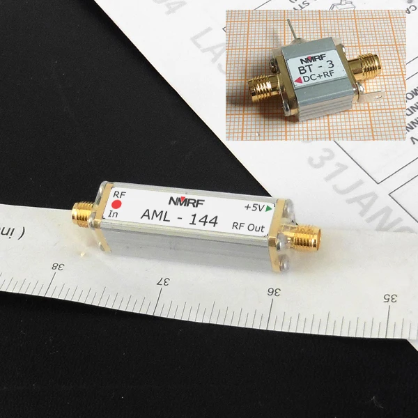 

AML-144 144MHz coaxially fed RF low noise antenna amplifier LNA