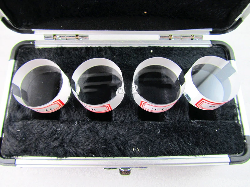 0-25-50-75-100mm parallel flat crystal optical parallel,4pcs/set optical parallel Micrometer calibration