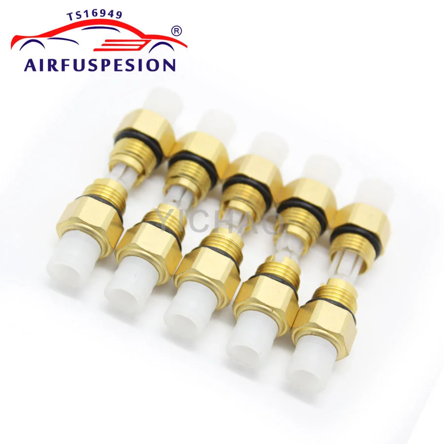 10pcs Air Suspension Repair Kit Air Valve M8 for W164 W251 W212 W211 W220 W221 M10 for Q7 Jeep Air Tube Connector Brass Fittings