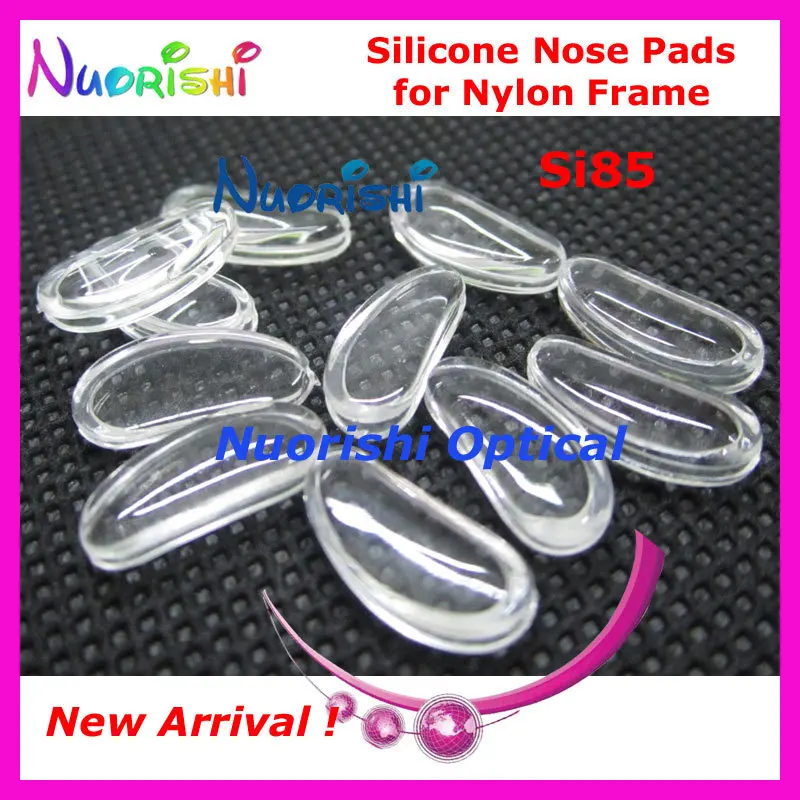 

500pcs Si85 Silicone Soft Nose Pads For Nylon Frame Eyewear Glasses Eyeglass Accessories 14mm free shipping