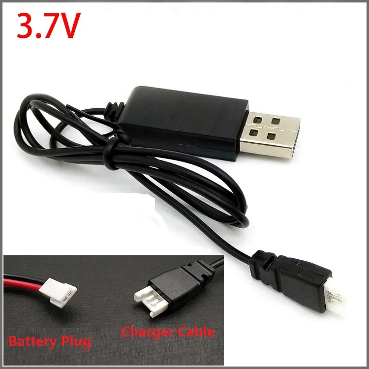 3.7V Battery USB Charger SM JST 2P MX2.0-2P X5 3.5MM 2.5MM For RC Helicopter Quadcopter Toys Car Model Truck Boat Spare Parts