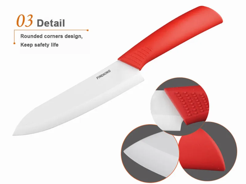 Beauty Gifts Zirconia Ceramic kitchen knife set  3\