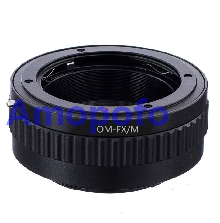 

Amopofo OM-FX/M Adapter For Olympus OM Mount Lens to Fujifilm FX X-Pro1 X-E2 Adapter Macro Focusing Helicoid