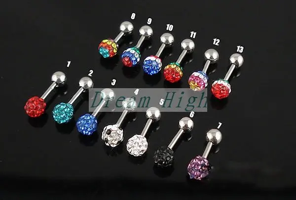 

Wholesal Ear Piercing Earring Labret piercing 316L Surgical steel 24pcs/lot Free Shipping