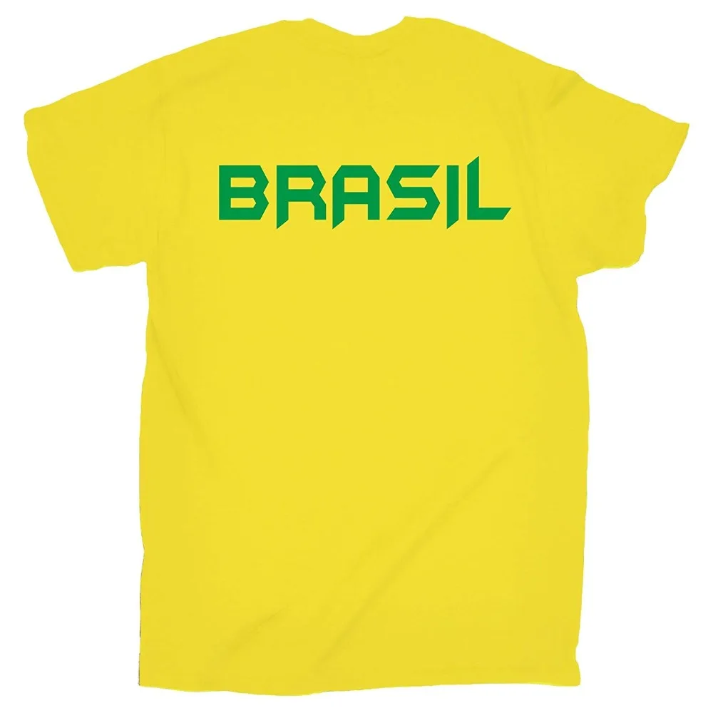 Brasil Supporter Brazil Brazilian Fan Flag Games Sporter Men\'S Footballer Legend Soccers New 2019 Print T Shirt Men Hot Brand