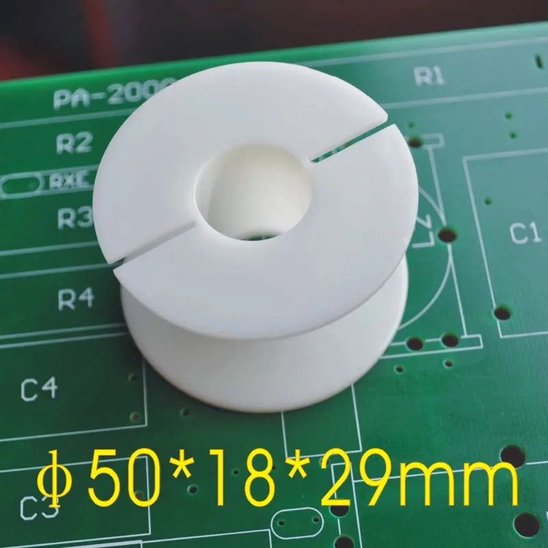 10 Pcs 50*18*29mm Sheet Plastic Bobbin Wire Coil Former FR DIY Speaker Crossover Inductor Amplifier Transformer Frequency Divi