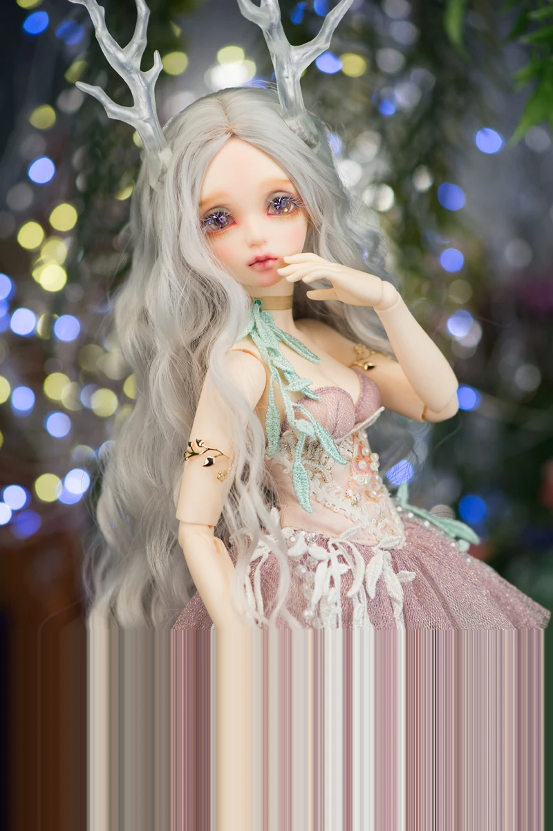 La bambola femminile bjd femminile EVa 1/4 guarda il regalo della bambola congiunta del bulbo oculare