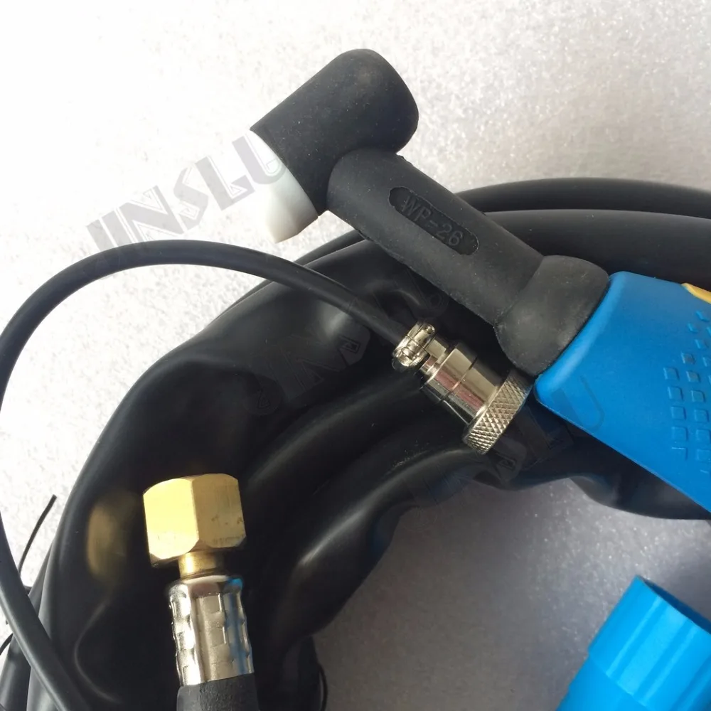 WP26 WP-26 raffreddato ad aria Tig saldatura torcia 8M maniglia blu potenza & Gas intero M16 * 1.5 dado