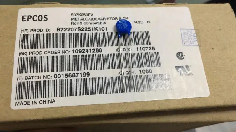 B72207s225110k101 S07K250E2