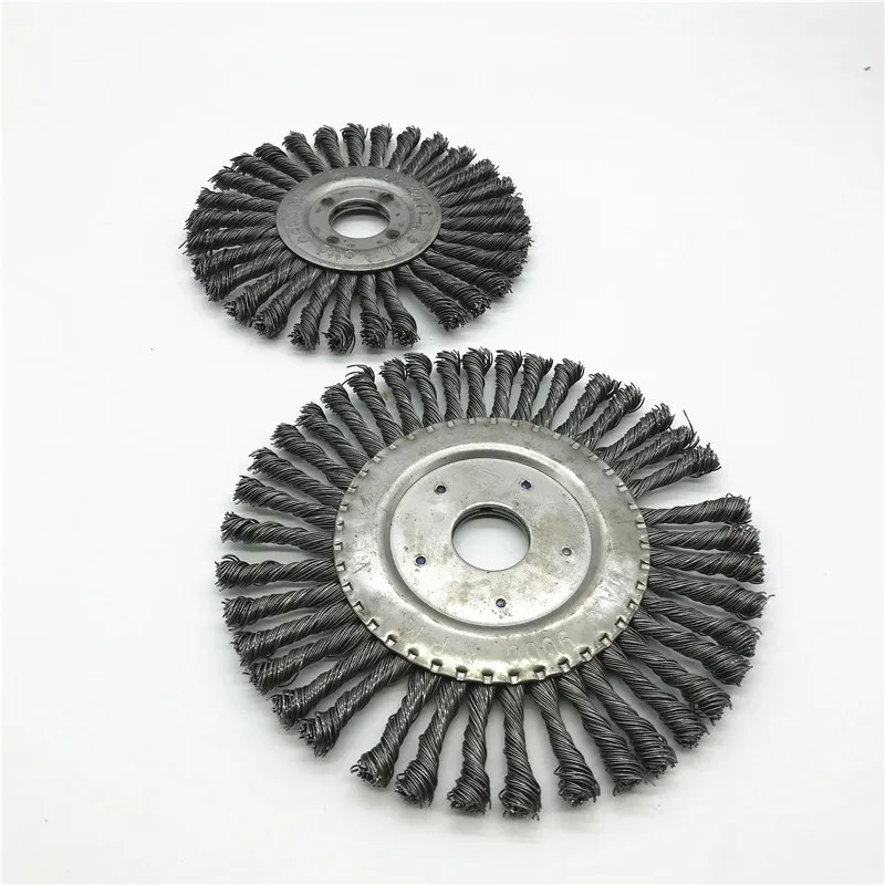 

125mm/150mm Flat Twisted Wire Brush Round Wire Twisted Brush Twisted Wire Twisted Wheel Hole 22mm Except welding polishing