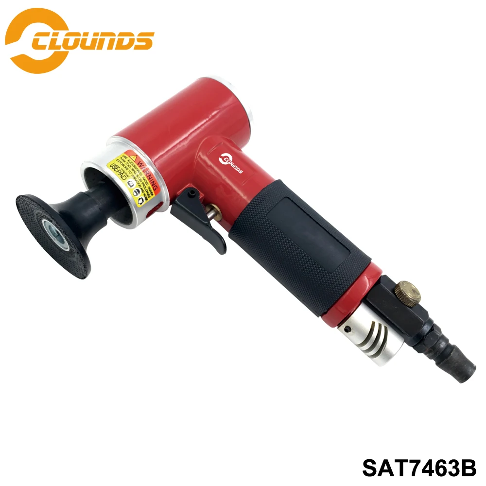 

SAT7463B Pneumatic Sander Air Tool 2" 3" Pad Size Power Tools High-Power Enhance Version Non-Orbital Mini Air Sander