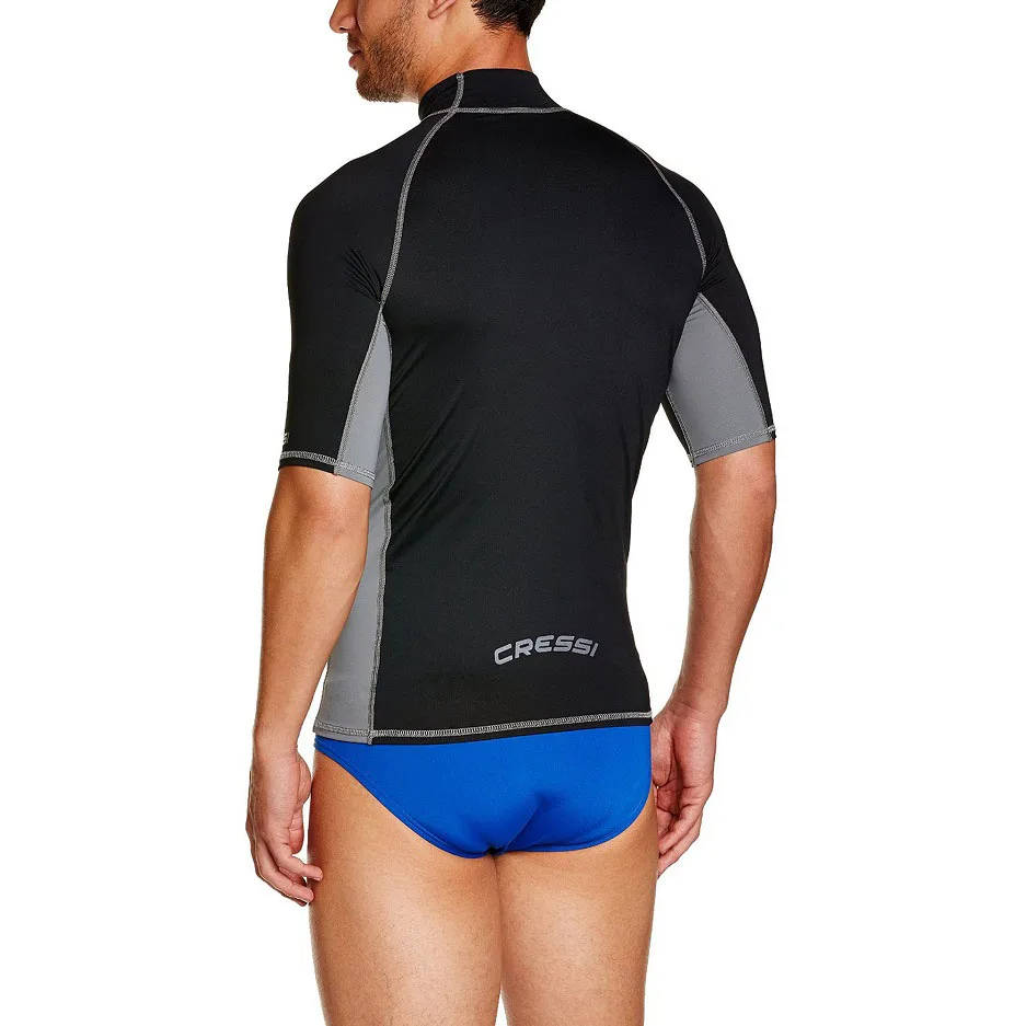 Cressi Man Rash Guard manica corta UV (UPF) 50 + Surf costumi da bagno T-shirt da uomo per nuoto Surf immersioni attività all\'aperto