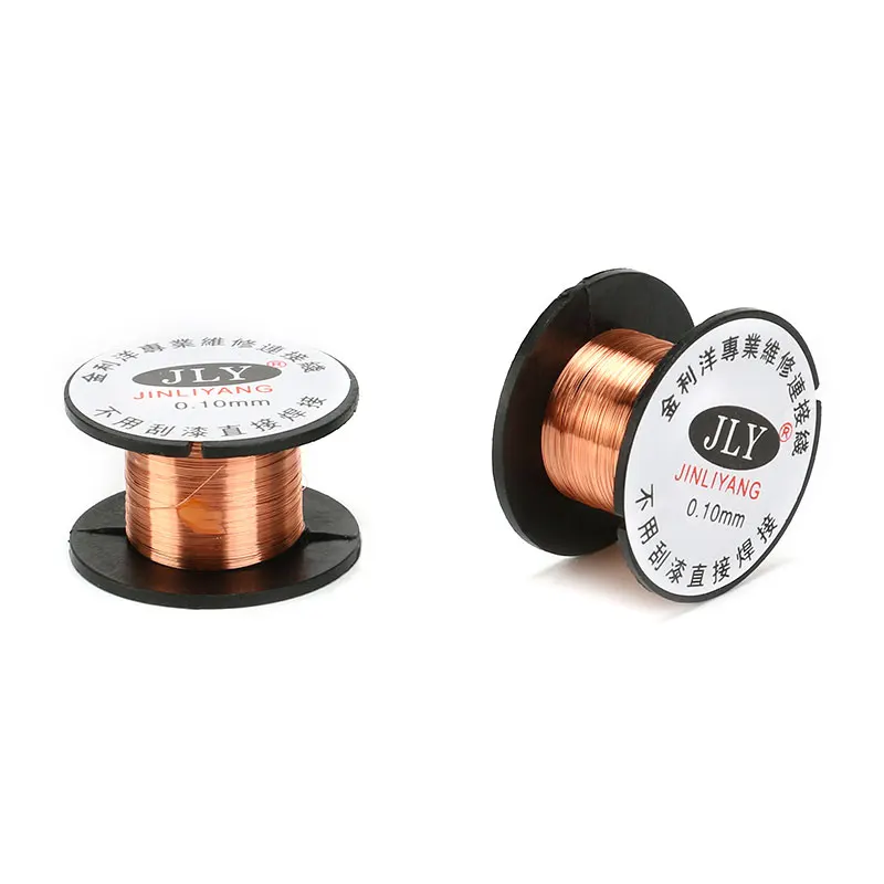 0.1mm PCB Link Wire Copper Soldering Wire Maintenance Jump Line PCB Welding Mobile Phone Computer Repair Tools