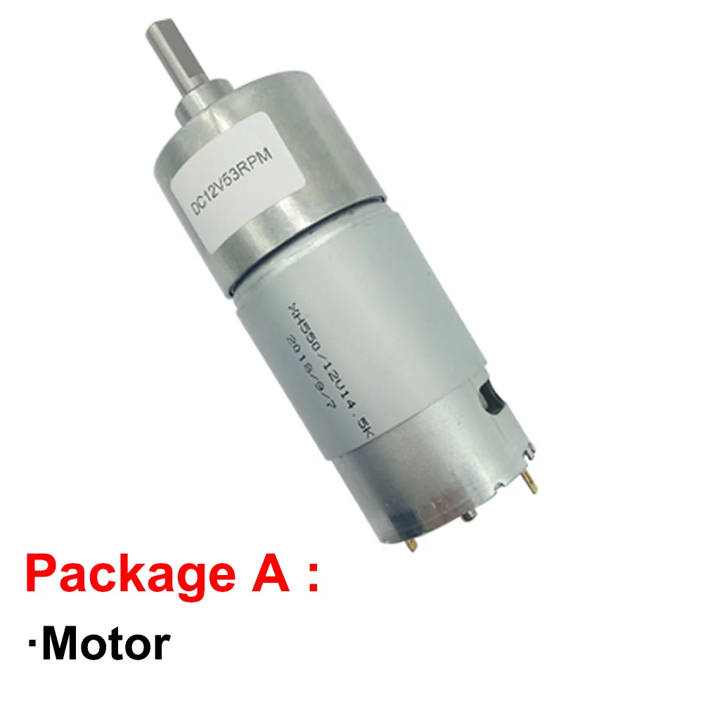 12V 6V Micro High Power DC Geared Motor 9-2300RPM Reversed Speed Control High Torque In DC Motor Built-In Cooling Fan Blades