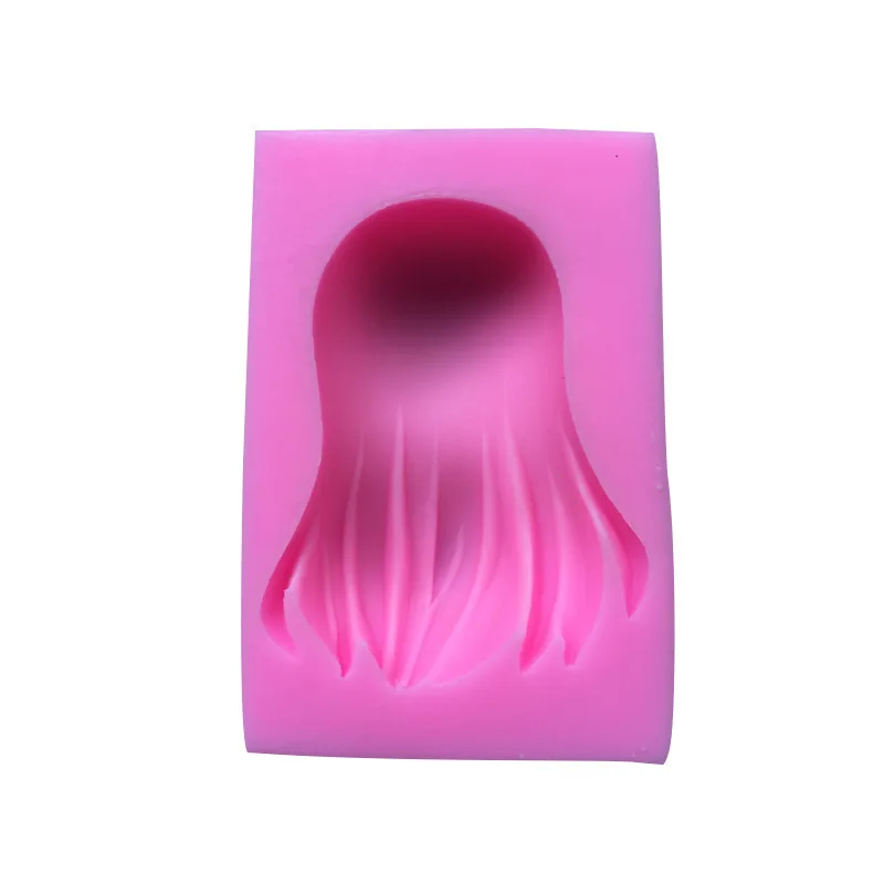 

Doll hair long hair gel mold silicone rubber mold