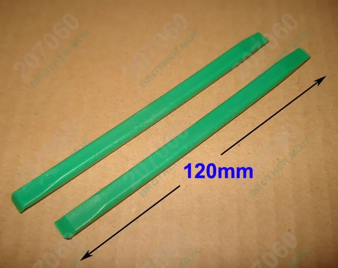 12CM Green Flat head Plastic Pry Tool, Prying tools Crowbar Opening Tools for Tablet PC iPad iPhone 4G 5S Cell phone 500pcs/lot