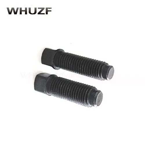 M8/10/12/14mm carbon steel tool holder screws square head long cylindrical end set screw screws bolts 35mm-70mm length