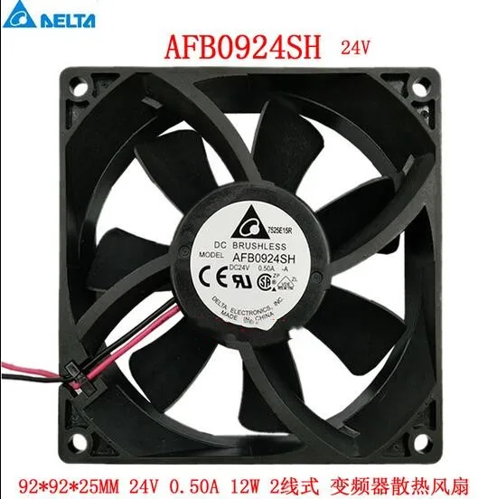 

DELTA AFB0924SH 9025 9CM 24V 0.50A 2 (3)lines the server dual ball fan