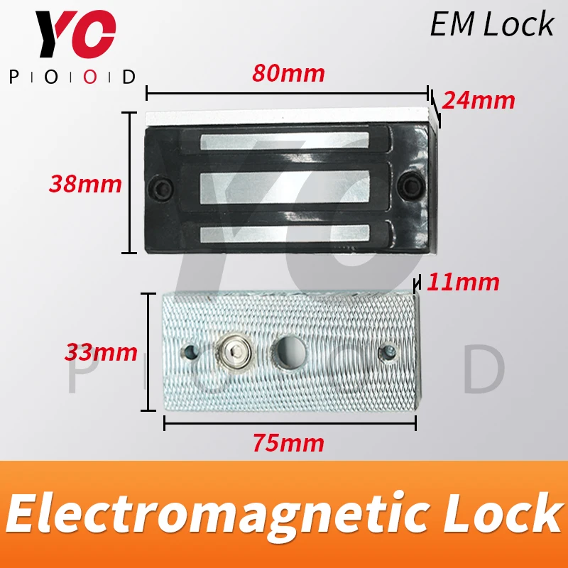 12V Mag lock Escape Room Spare Parts installed on door use the electromagnetic lock to open or close door Takagism game  YOPOOD