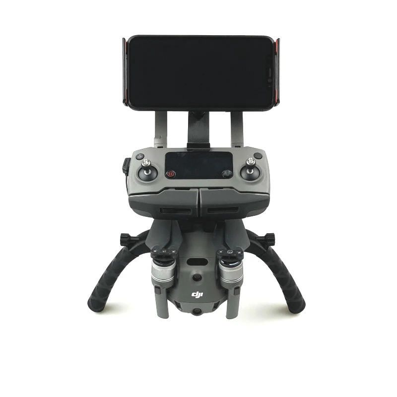 يده هولودر تحكم عن بعد موبايل حامل جوّال بلاستيكي هبوط اطلاق النار ترايبود Monopod ل DJI Mavic 2 برو زووم بدون طيار